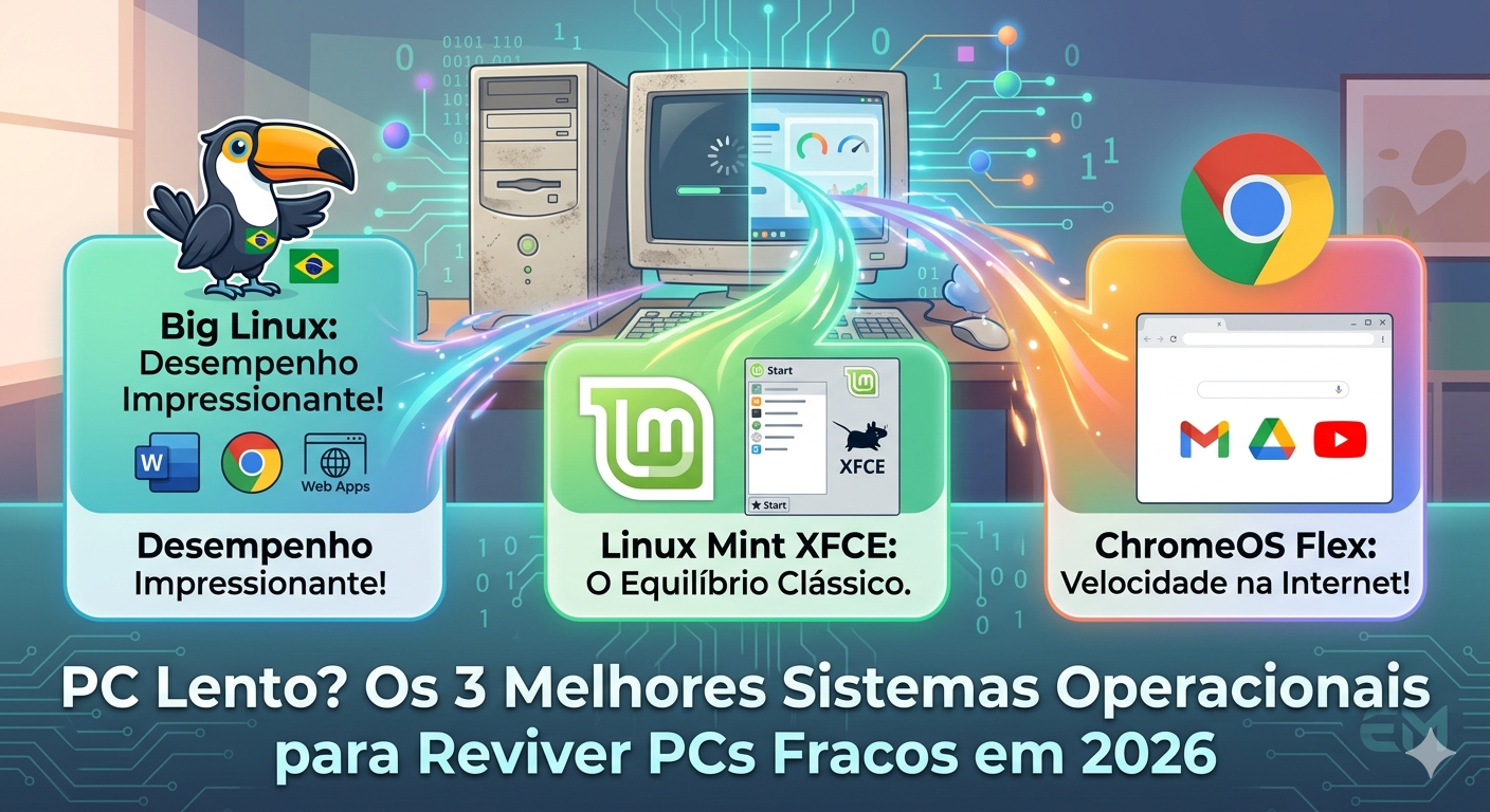 Os 3 Melhores Sistemas Operacionais para Reviver PCs Fracos