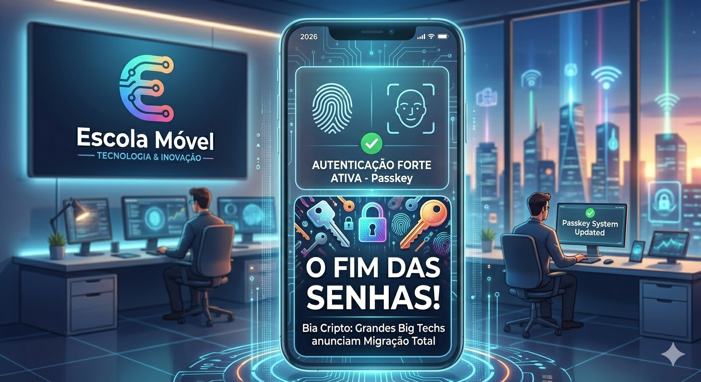 O Fim das Senhas? Migração Total para Passkeys e Biometria