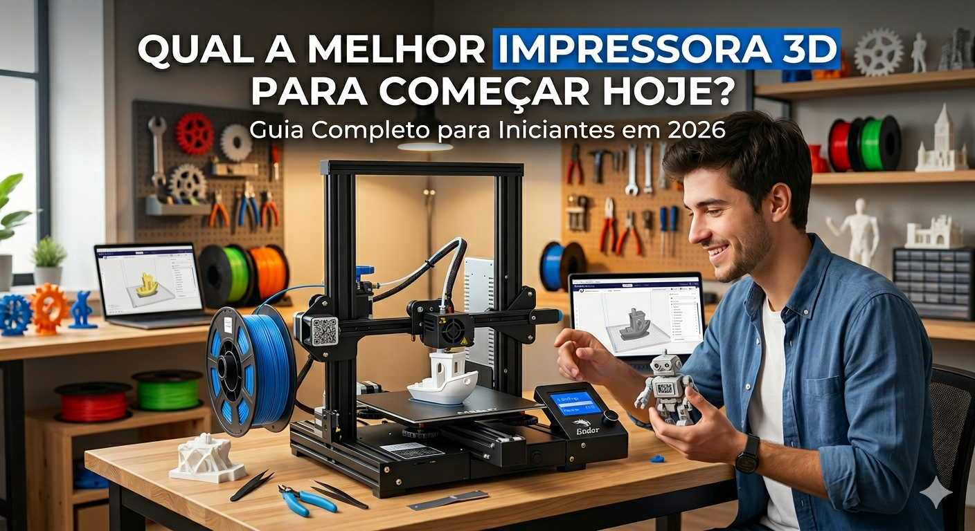 Qual a Melhor Impressora 3D para Começar Hoje?