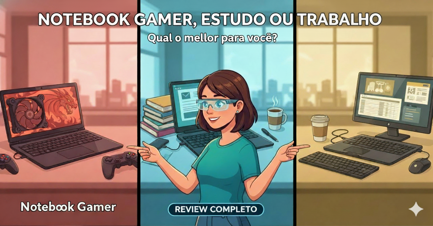 Notebook Gamer, Estudo ou Trabalho: Qual o melhor para você?