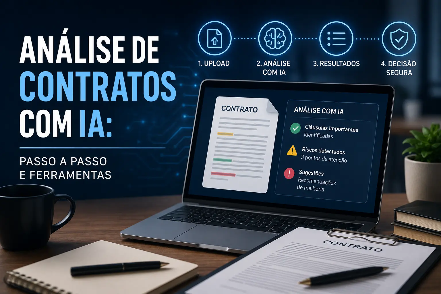 Análise de Contratos com IA: Passo a Passo e Ferramentas